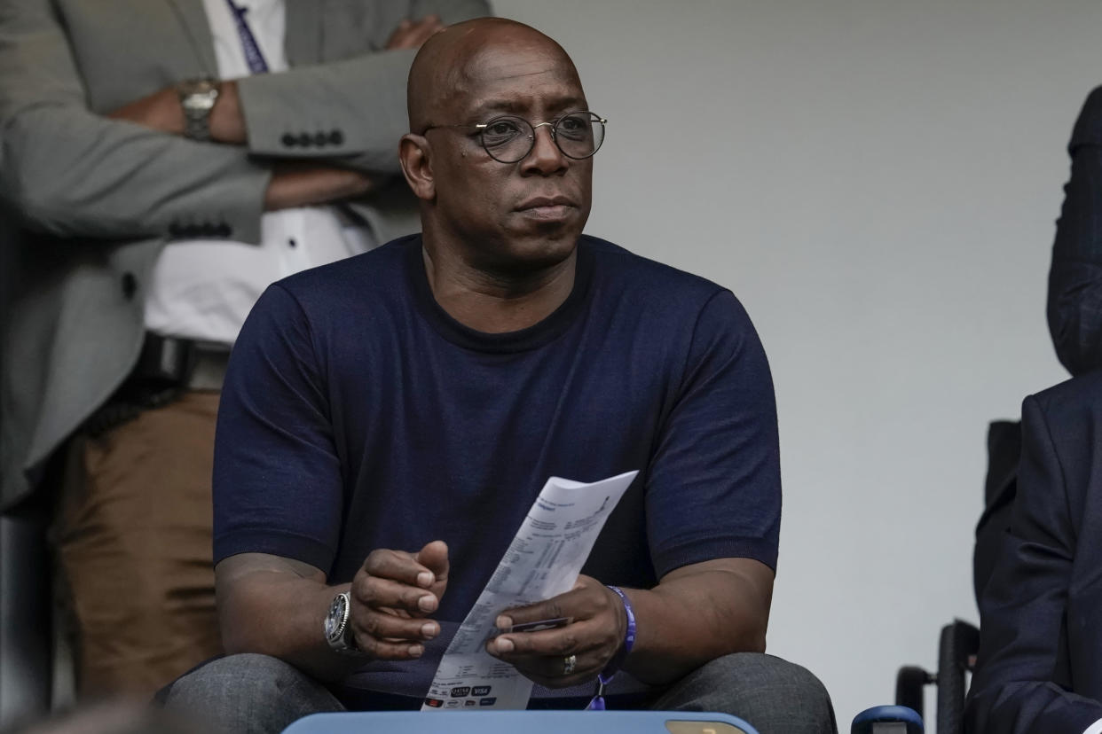 LE HAVRE, FRANCE - JUNE 27: Ian Wright during the  World Cup Women  match between Norway  v England  at the Stade Oceane on June 27, 2019 in Le Havre France (Photo by Geert van Erven/Soccrates/Getty Images)