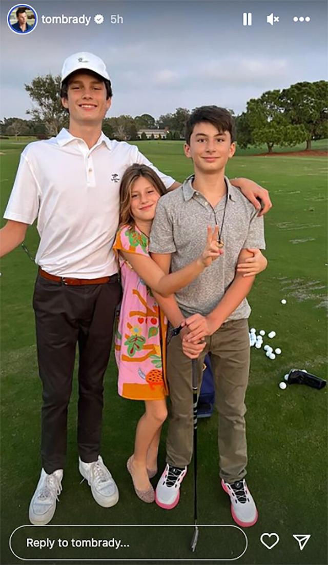 Tom Brady Shares Photo of All Three Kids After Sharing Retirement News