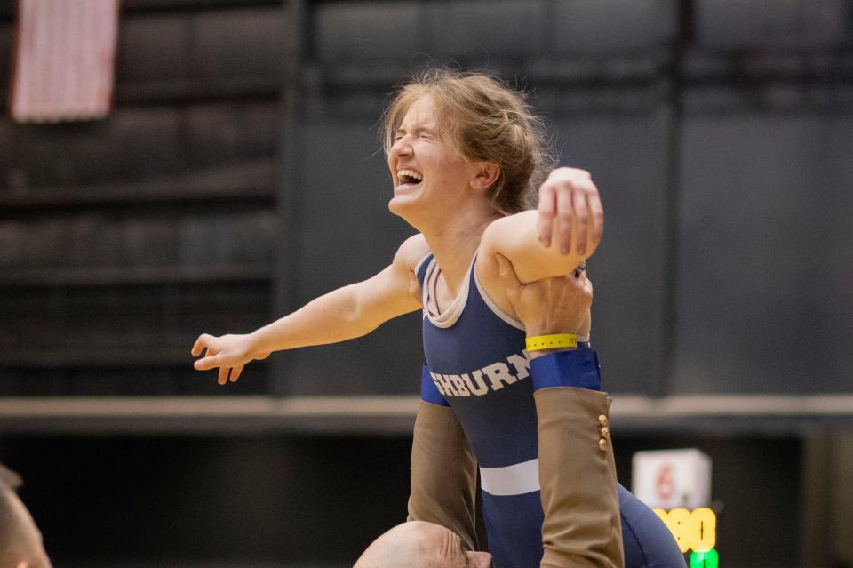 Washburn Rural senior Addison Broxterman capped off her high school career with a third-place finish at this year's 6-5A girls state wrestling tournament.