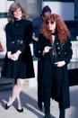 <p>Annie Murphy and Natasha Lyonne are seen on the set of <em>Russian Doll</em> on Monday in N.Y.C.</p>