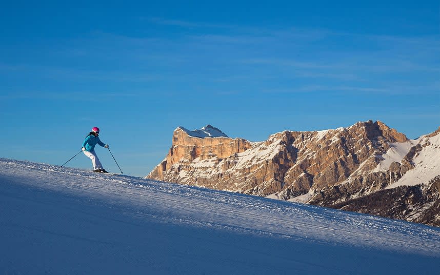 Selva is part of the giant Sella Ronda ski area