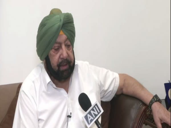 Captain Amarinder Singh speaking to ANI