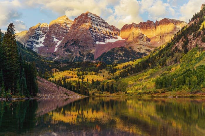 Mountains in the fall