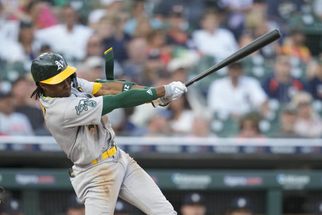 Athletics place major league steals leader Esteury Ruiz on the 10-day  injured list