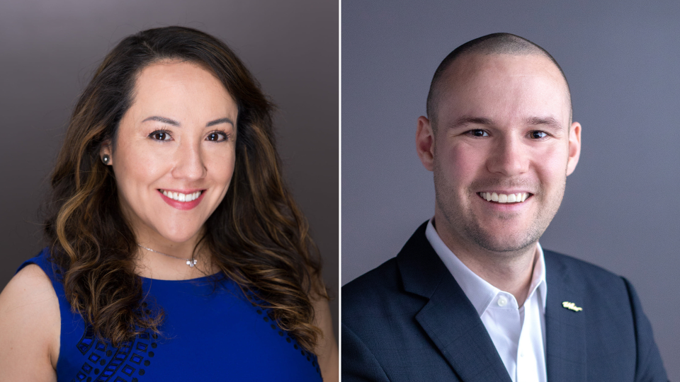 El Paso City Council District 8 candidates: Bettina Olivares (left) and Chris Canales