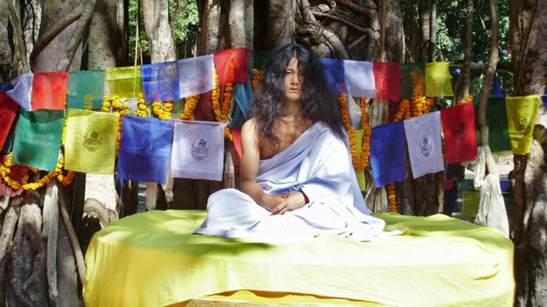 Ram Bahadur Bomjan, dubbed "Buddha Boy", became famous in 2005 after followers said he could meditate for months without water, food or sleep (DIWAKAR BHANDARI)