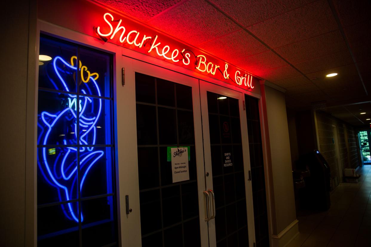 Sharkee's Bar and Grill opened 25 years ago in the Hampton Inn on Felch Street, the first restaurant inside a Suburban Inns hotel.