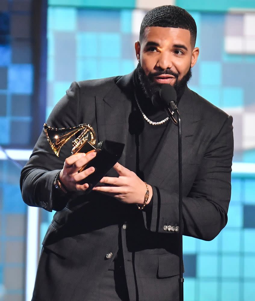 Drake at the 2019 Grammy Awards | Rob Latour/REX/Shutterstock