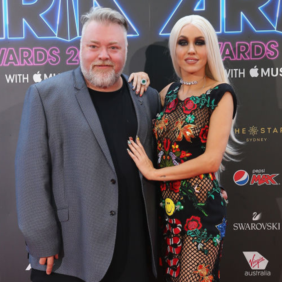 Kyle Sandilands and Imogen Anthony.