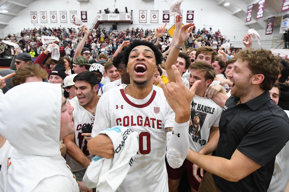 Colgate won its record fourth straight Patriot League tournament on Wednesday. (Rich Barnes/Getty Images)