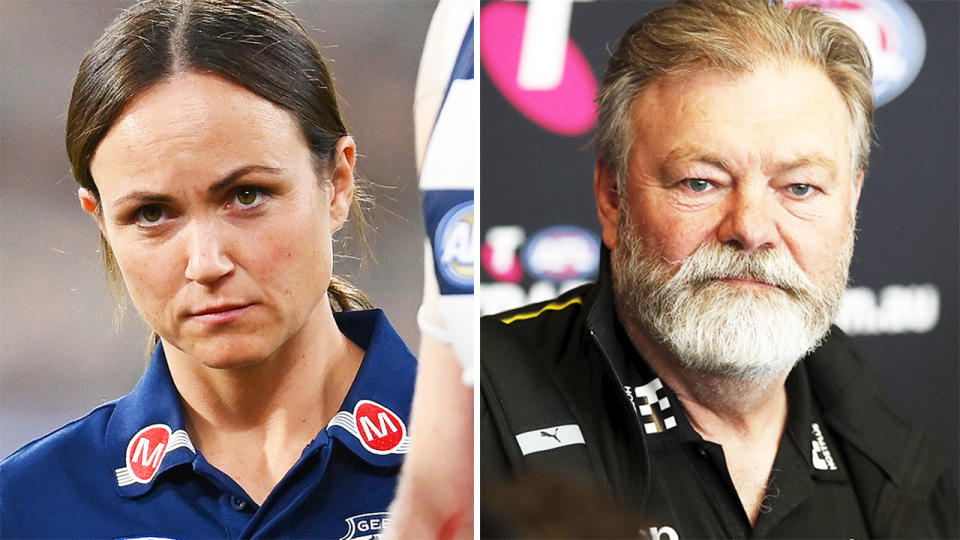 Neil Balme, pictured here alongside Daisy Pearce.