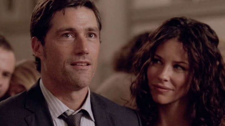 Matthew Fox and Evangeline Lilly in Lost.