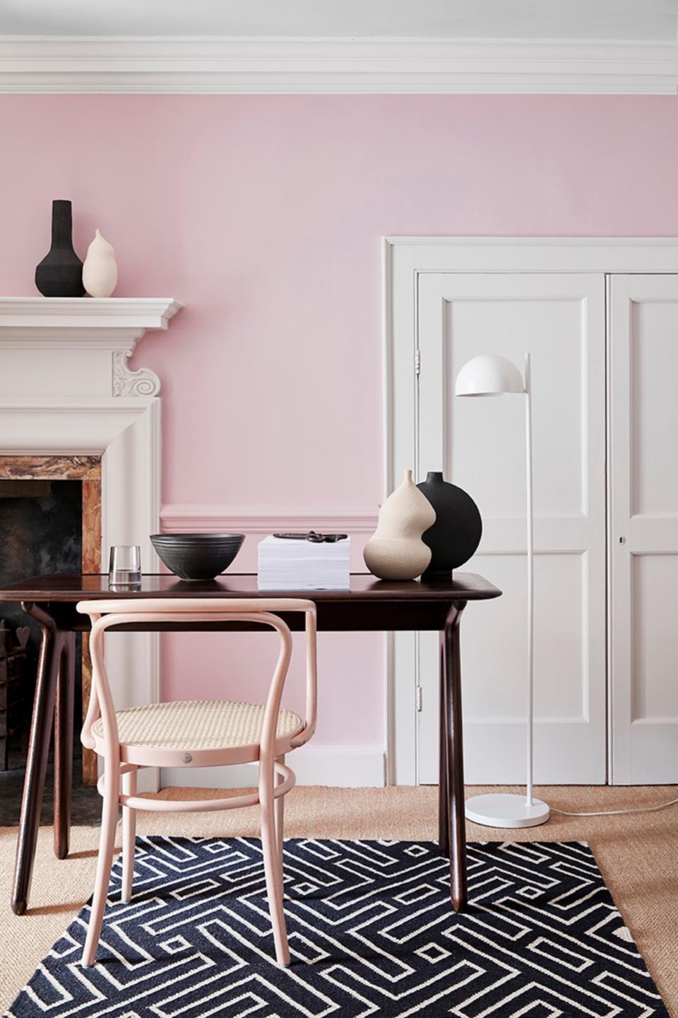 Little Greene pink paint