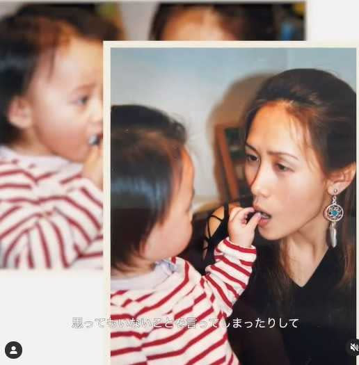 木村心美曬出一連串童年與媽媽的合照。（圖／翻攝自IG／cocomi_553_official）