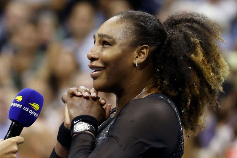 Serena Williams announced the sex of her unborn second child with her husband, Alexis Ohanian. File Photo by John Angelillo/UPI