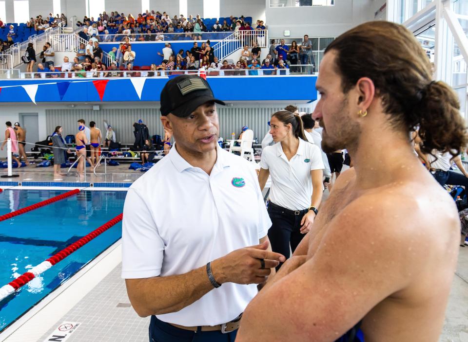 University of Florida swimming coach Anthony Nesty