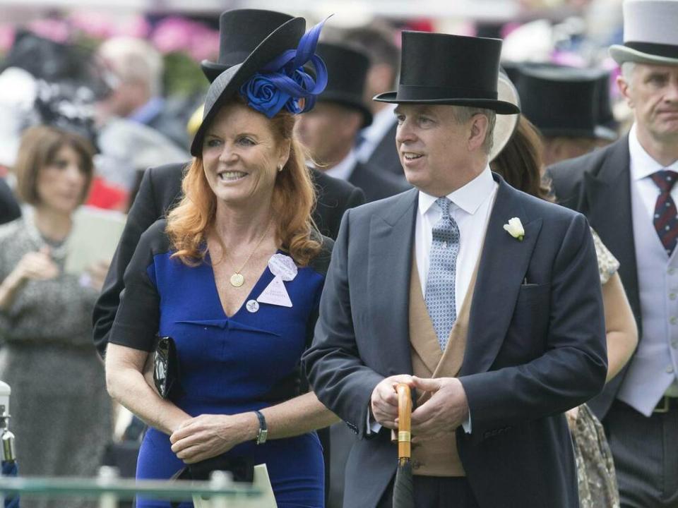 Prinz Andrew und Ex-Frau Sarah Ferguson im Jahr 2015. (Bild: imago images/i Images)