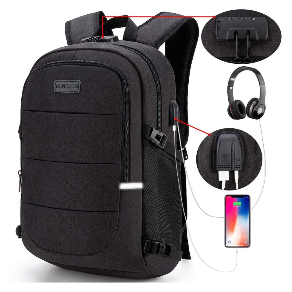 Mochila antirrobo con tecnología impermeable