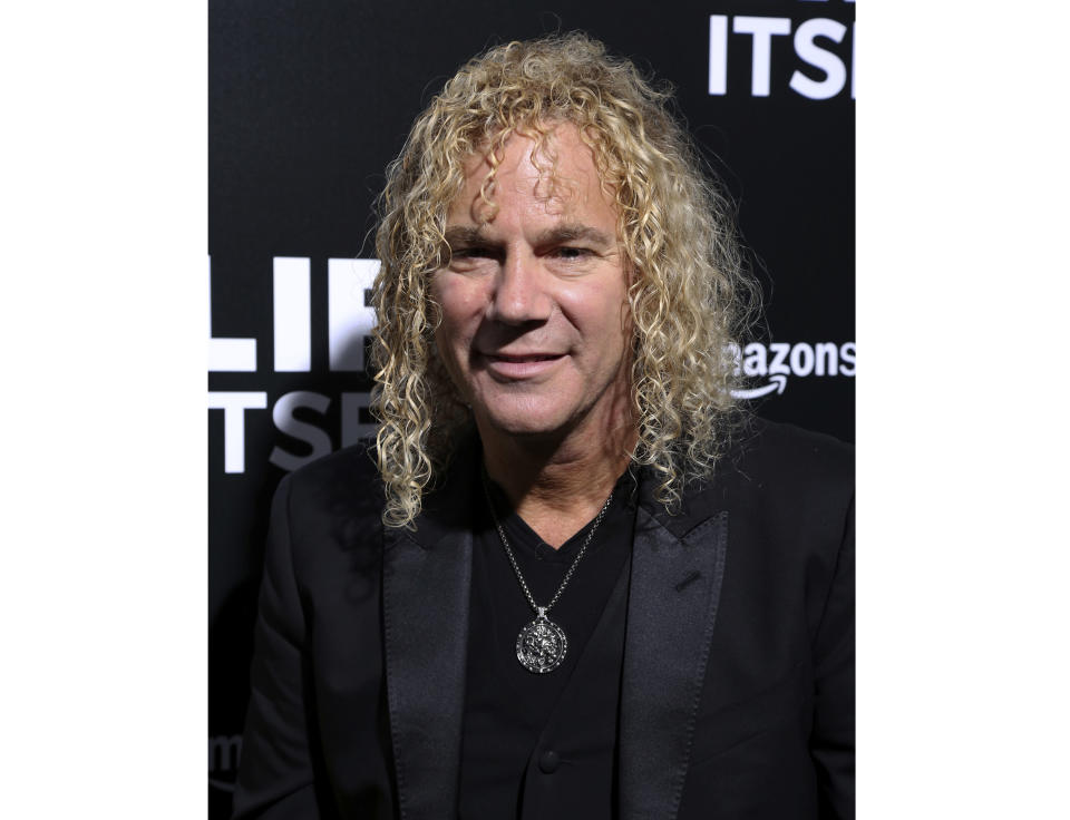 FILE - This Sept. 13, 2018 file photo shows David Bryan, member of Bon Jovi at the premiere of "Life Itself" in Los Angeles. Bryan, the keyboardist for Bon Jovi is embarking on a busy 2020, with a new album and tour with one of America's favorite rock bands as well as opening his second Broadway musical, "Diana." (Photo by Willy Sanjuan/Invision/AP, File)