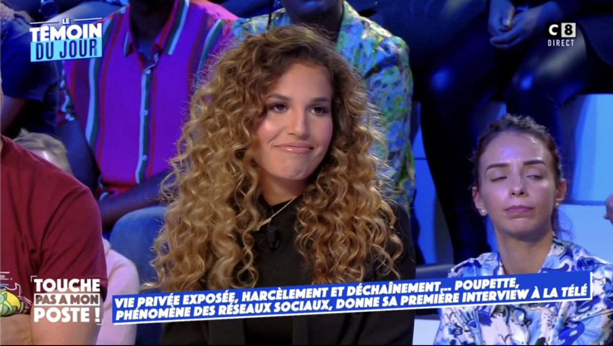 Sur le plateau de TPMP, Poupette a partagé les travers de son métier d'influenceuse. (Capture d'écran C8)