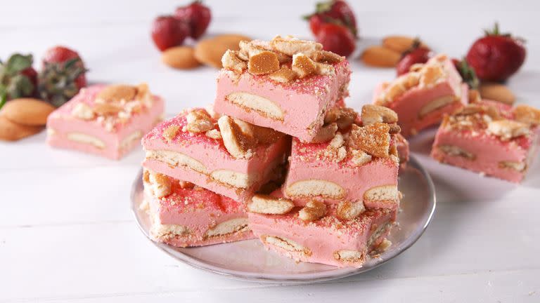 Strawberry Shortcake Fudge