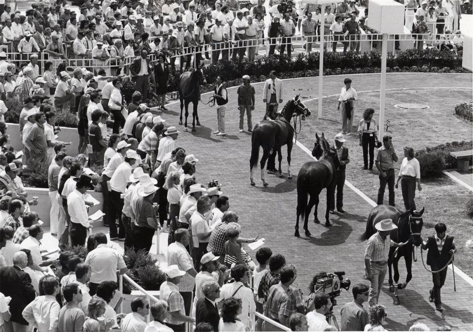 When Remington Park racetrack opened in 1988, the paddock was often flooded with fans.