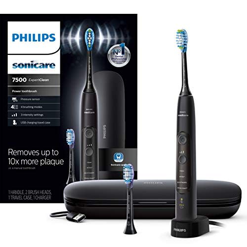 Philips Sonicare HX9690/05 ExpertClean 7500 Bluetooth Rechargeable Electric Toothbrush