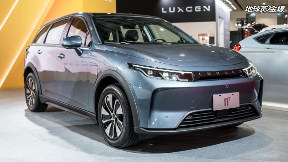 Luxgen n⁷量產版在2024台北車上展出。(攝影/ 劉家岳)