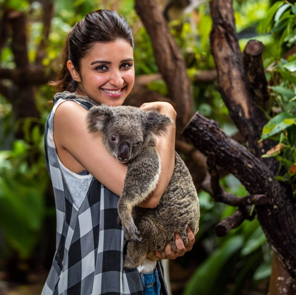 7. How adorable is this little new friend she made in Australia?