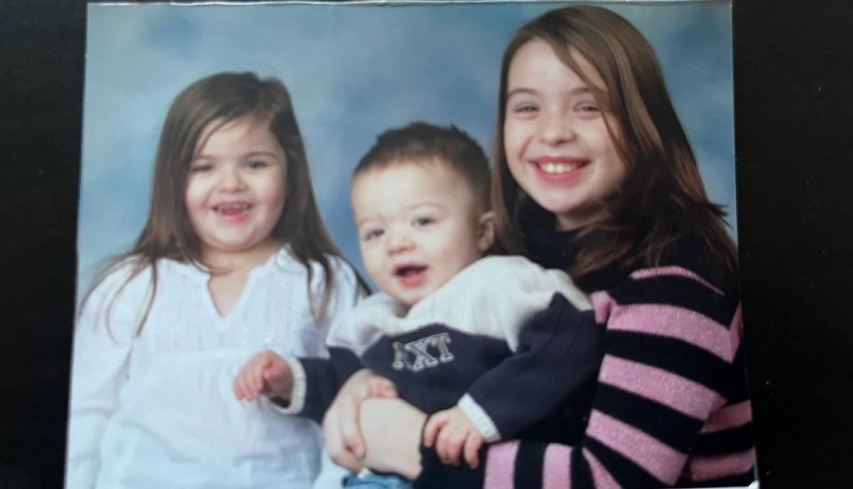 Morgan as a young girl pictured with her siblings (Provided)