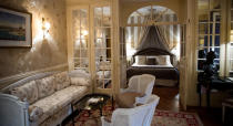 <p><b>8. La Villa Gallici</b></p>Located in Aix-en-Provence, France the Villa Gallici is on the eight spot for the nest hotels in the world. The hotel is richly furnished with French and sumptuous fabric creates an environment which proves that every experience has a charm of its own. <p>Readers’ Choice Rating: 98.2</p><p>Room: 100</p><p>Service: 100</p><p>Food: 100</p><p>Location: 95.5</p><p>Design: 95.5</p><p>(Image source: Hotel Website)</p>