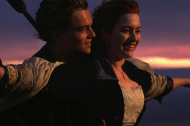 Leonardo DiCaprio and Kate Winslet in Titanic (1997)