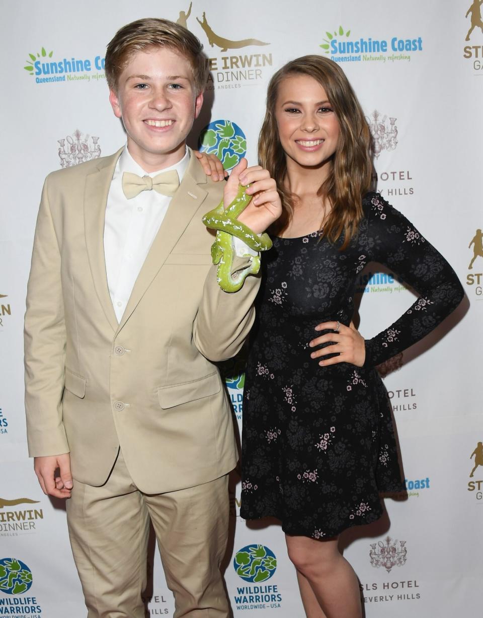 Robert Irwin and Bindi Irwin