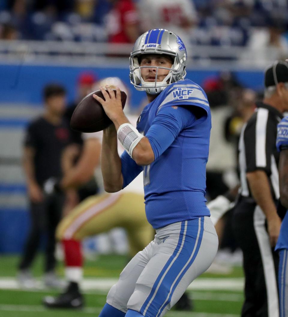 Can Jared Goff and the Detroit Lions beat the San Francisco 49ers in the NFC Championship Game? NFL Playoffs picks, predictions and odds weigh in on Sunday's game.