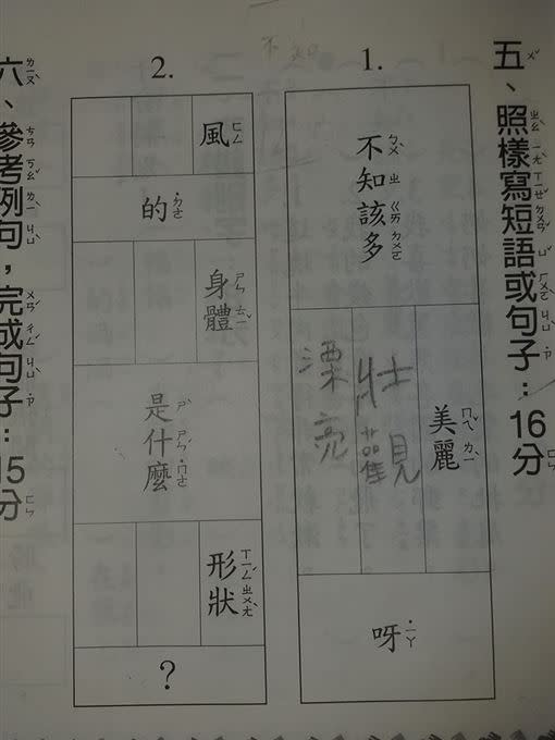 有媽媽正為孩子功課傷透腦筋。（圖／翻攝自臉書）