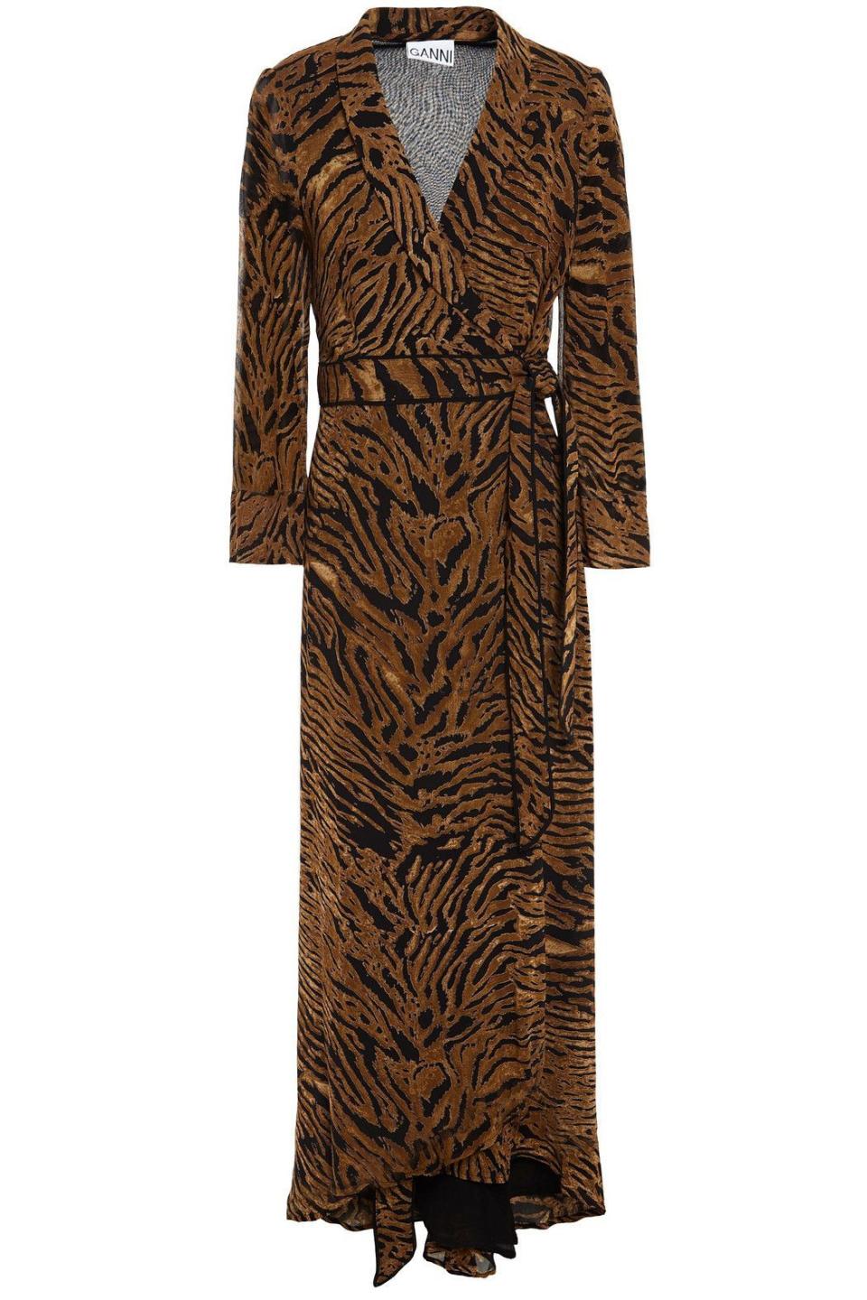 15) Tiger-Print Dress