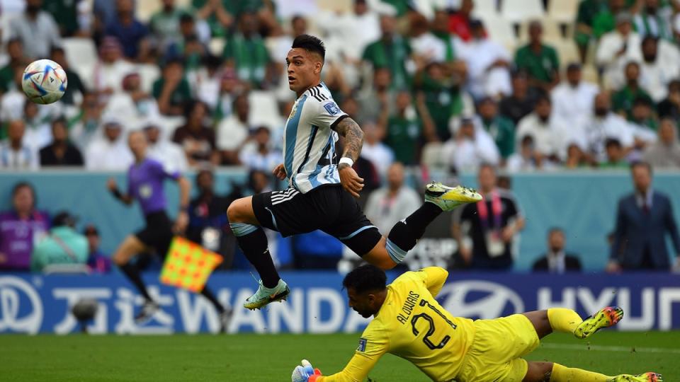 Gol anulado a Lautaro Martínez - Fernando Gens (Télam)