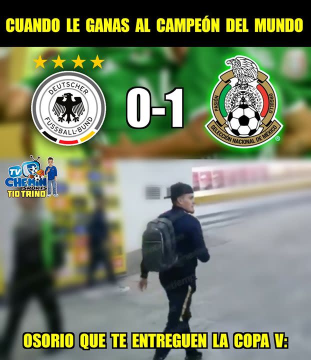 Memes Alemania vs México