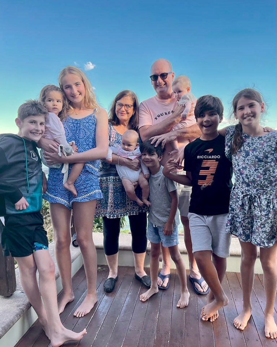 Sunrise host David ‘Kochie’ Koch with his family.