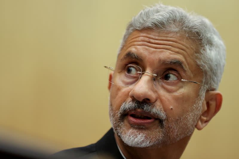 India's Minister of External Affairs Jaishankar and U.S. Secretary of State Blinken hold a joint news conference in New Delhi