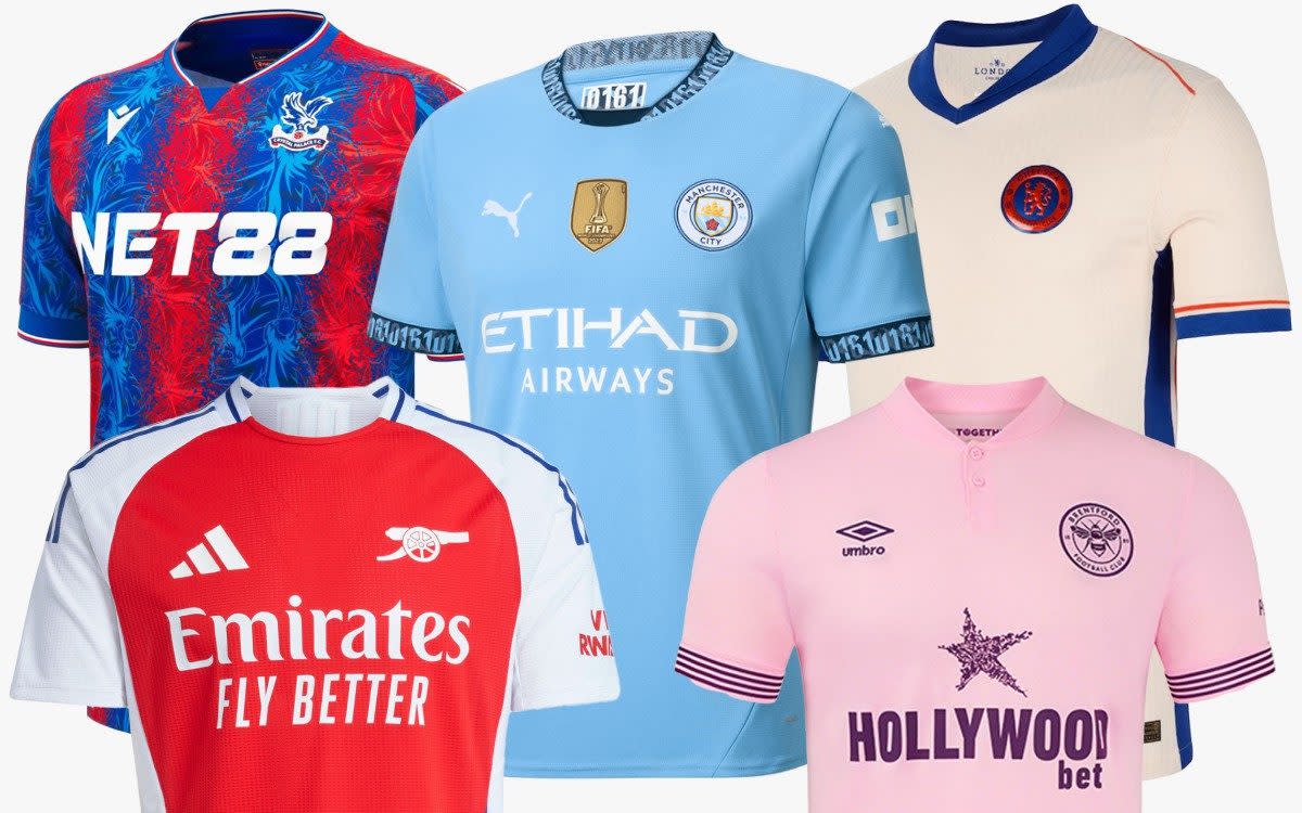 New Premier League kits before the 2024-25 season