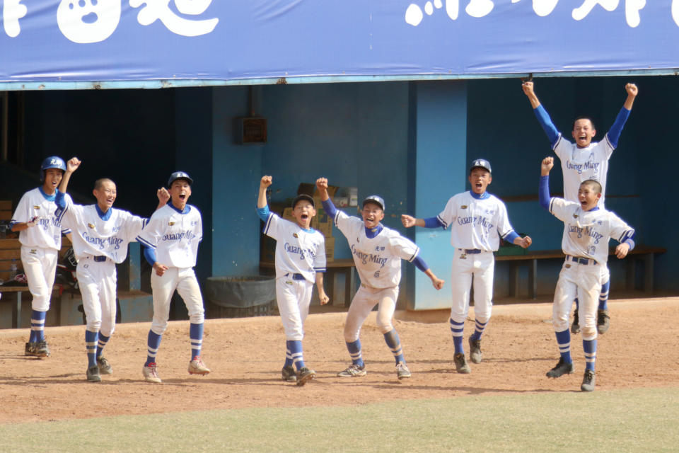 桃市光明延長賽擊敗桃市龜山晉級四強。（學生棒聯提供）