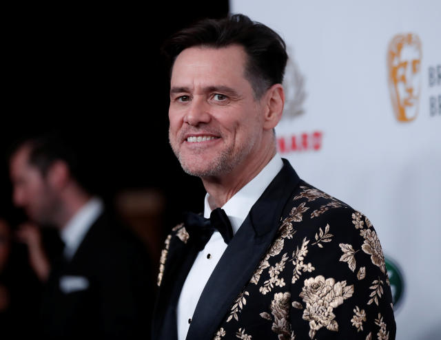 2018 British Academy Britannia Awards - Arrivals - Beverly Hills, California, U.S., October 26, 2018 -  Jim Carrey poses. REUTERS/Mario Anzuoni