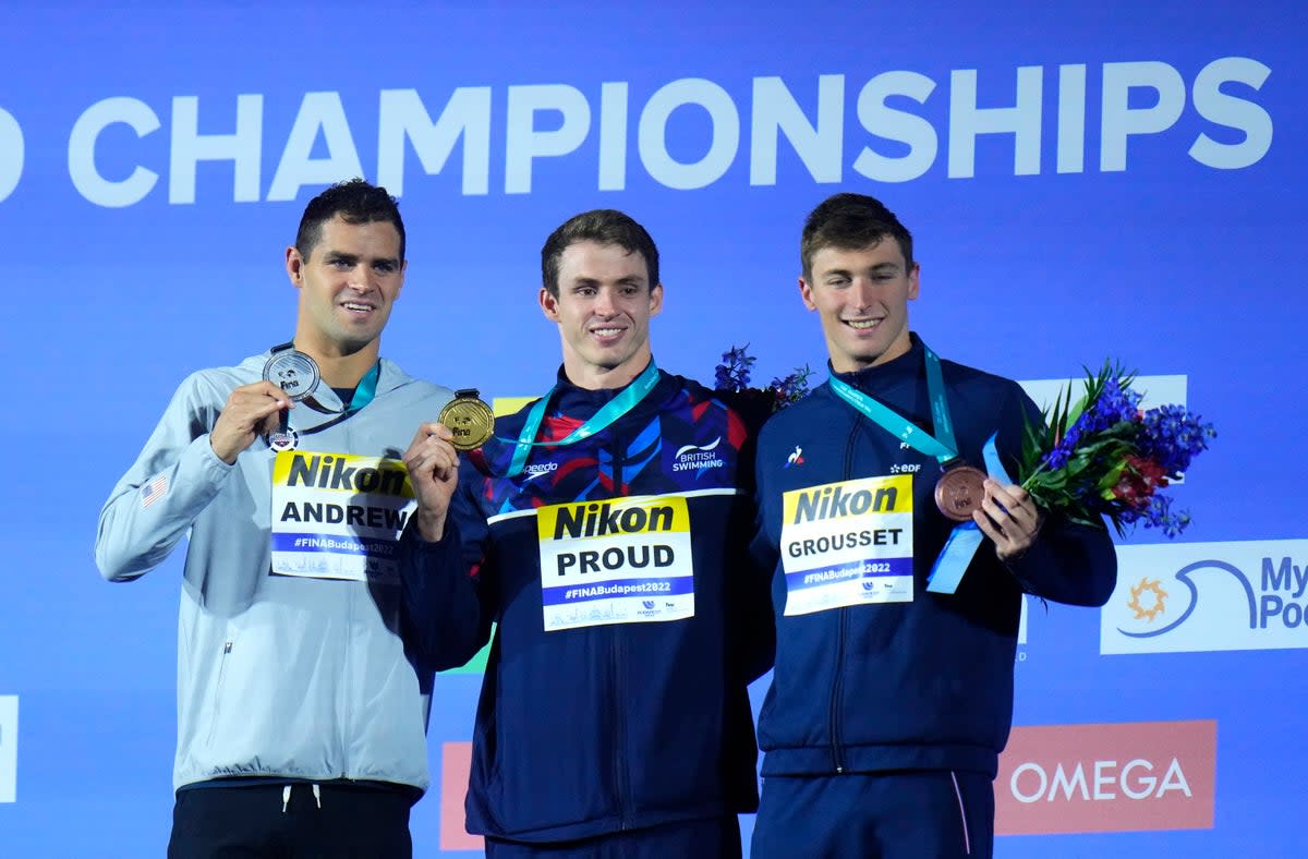 Ben Proud won gold for Great Britain (Petr David Josek/AP) (AP)