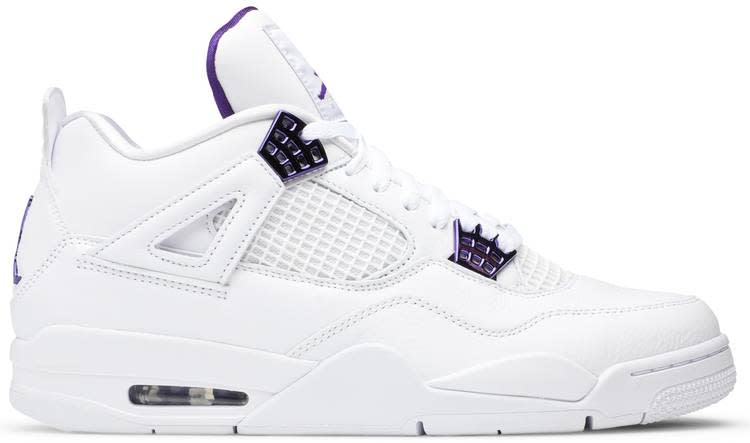 Air Jordan 4 Retro 'Purple Metallic'. Image via GOAT.