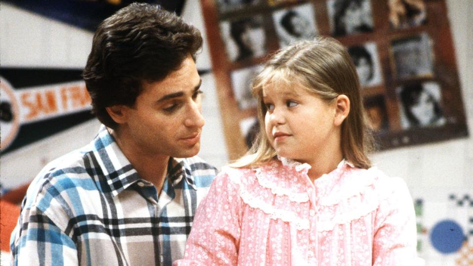 Bob Saget and Candace Cameron Bure on Full House