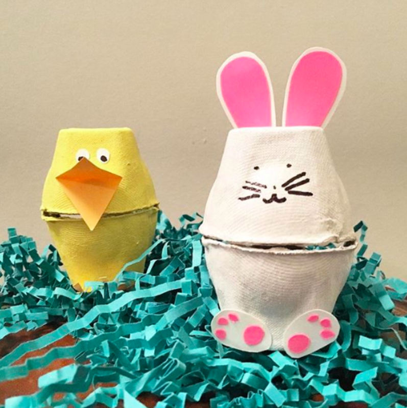 <p>DrugStoreDivas.net</p><p>Because why throw out egg cartons when you could upcycle them into the cutest little Easter mascots?</p><p>Bunny and chick from <a href="http://www.drugstoredivas.net/diy-egg-carton-easter-bunny/" rel="nofollow noopener" target="_blank" data-ylk="slk:DrugStoreDivas.net;elm:context_link;itc:0;sec:content-canvas" class="link ">DrugStoreDivas.net</a>.</p>