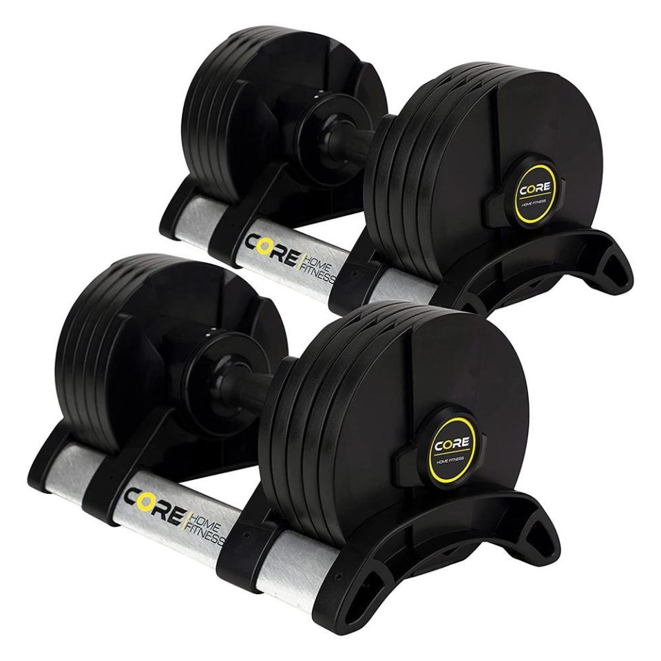 Space Saver Adjustable Dumbbell Set