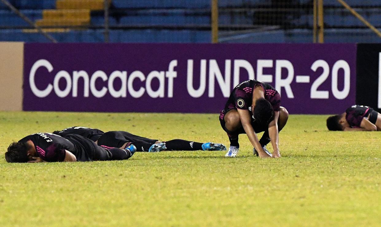 México fue eliminado por Guatemala en los Cuartos de Final del Torneo sub-20 de la Concacaf. (ORLANDO SIERRA/AFP via Getty Images)