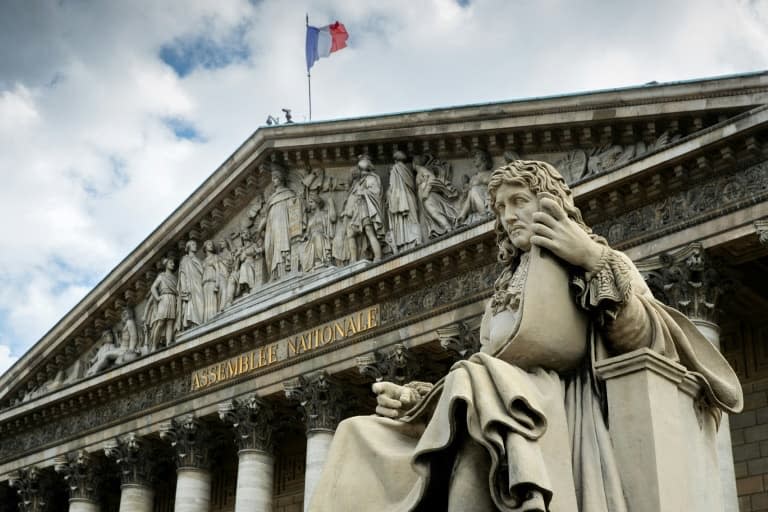 Le fronton de l'Assemblée nationale - JOEL SAGET © 2019 AFP